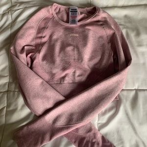 gymshark FLEX SPORTS LONG SLEEVE CROP TOP